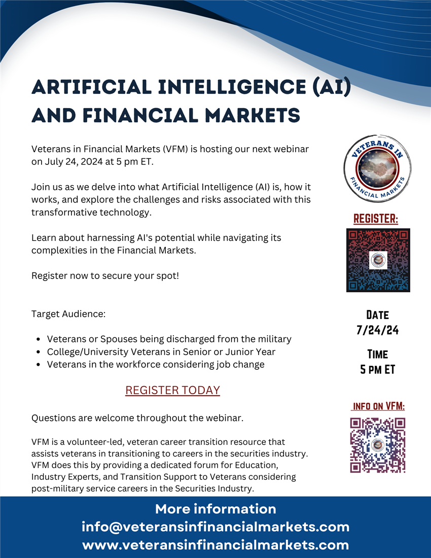 Artificial Intelligence (AI) and Financial Markets